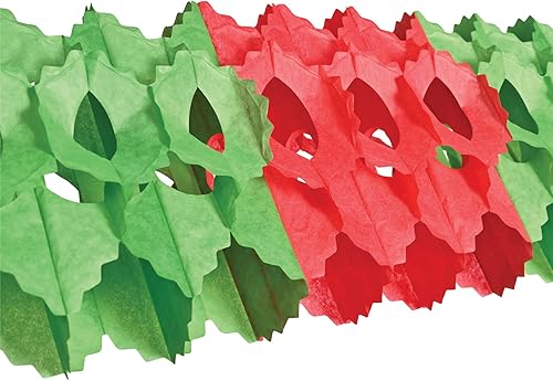 Miniatura 3 de Pkgd Arcade Garland (rojo, blanco, verde) Accesorio de fiesta (1 unidad) (1/paquete) Rojo, blanco, verde,Arco iris,rojo, amarillo, anaranjado,
