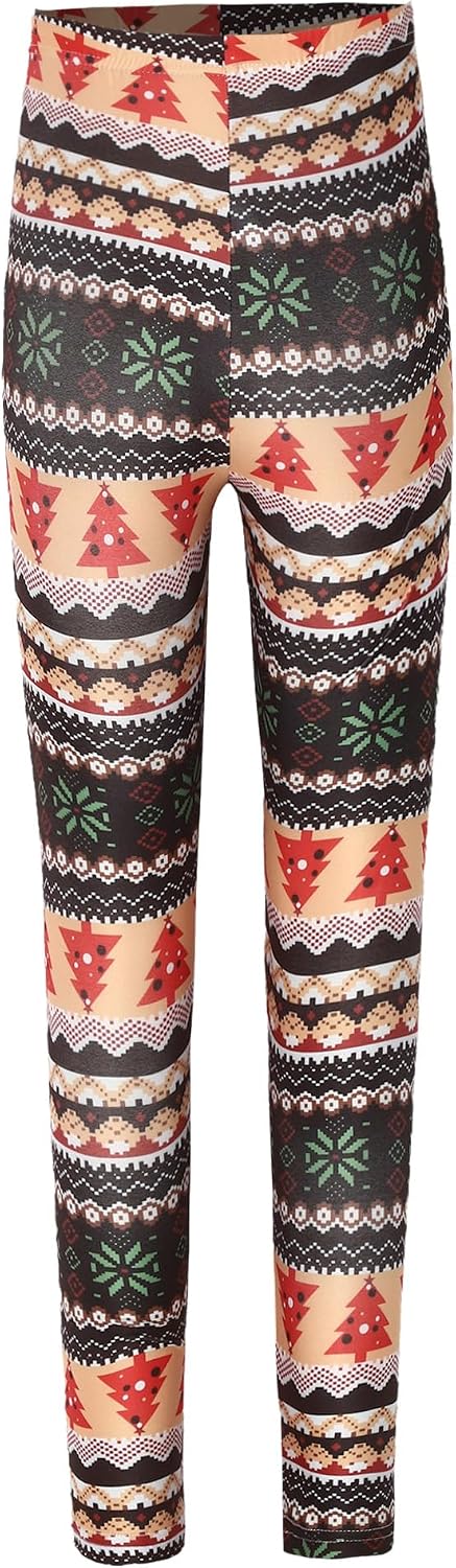 iiniim Kids Girls High Waist Yoga Pants Stretchy Athletic Leggings Tight Pant for Cycling Hiking Sports Wear