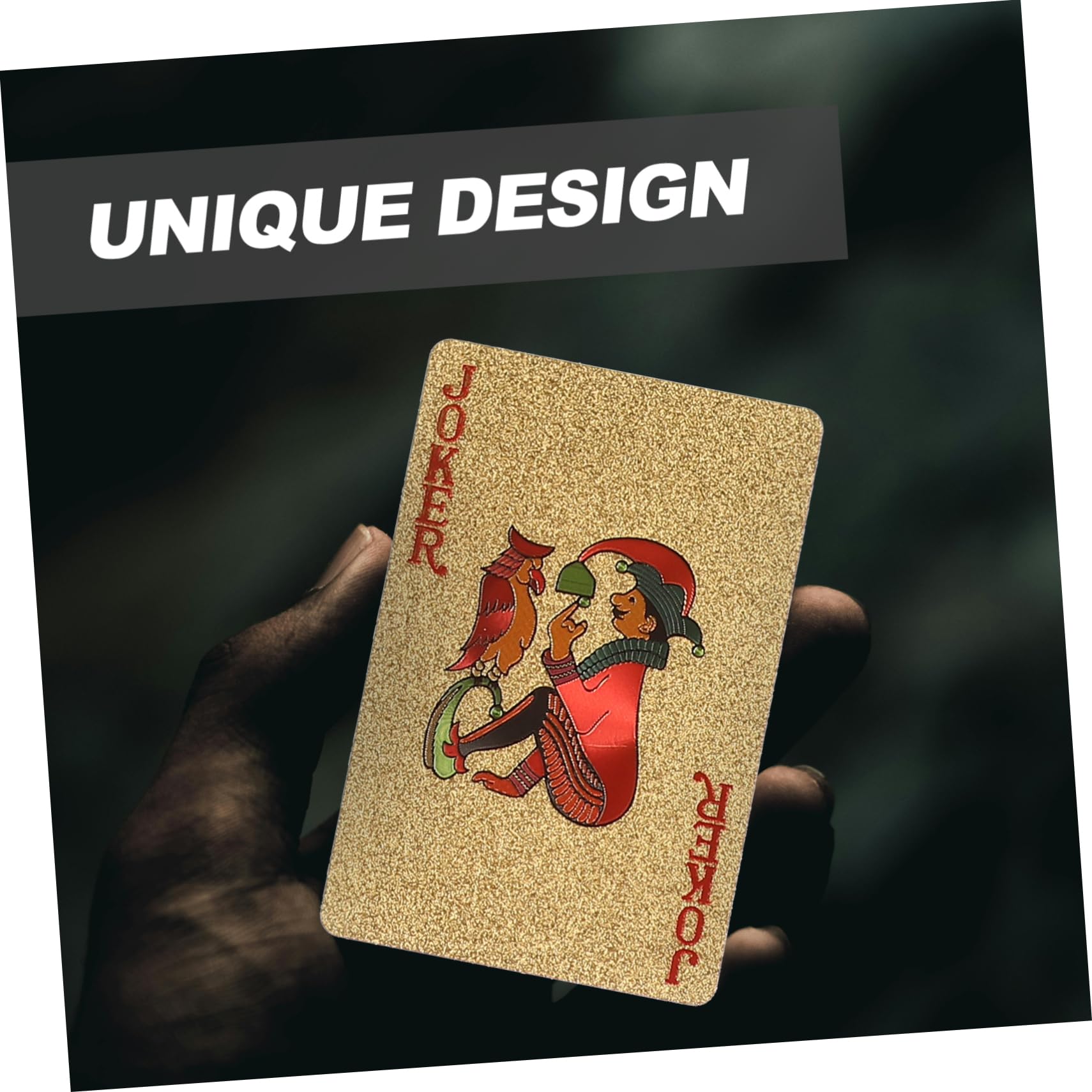 BESTonZON 4confezioni Poker Impermeabili Design Per e Resistente Per e Appassionati Poker