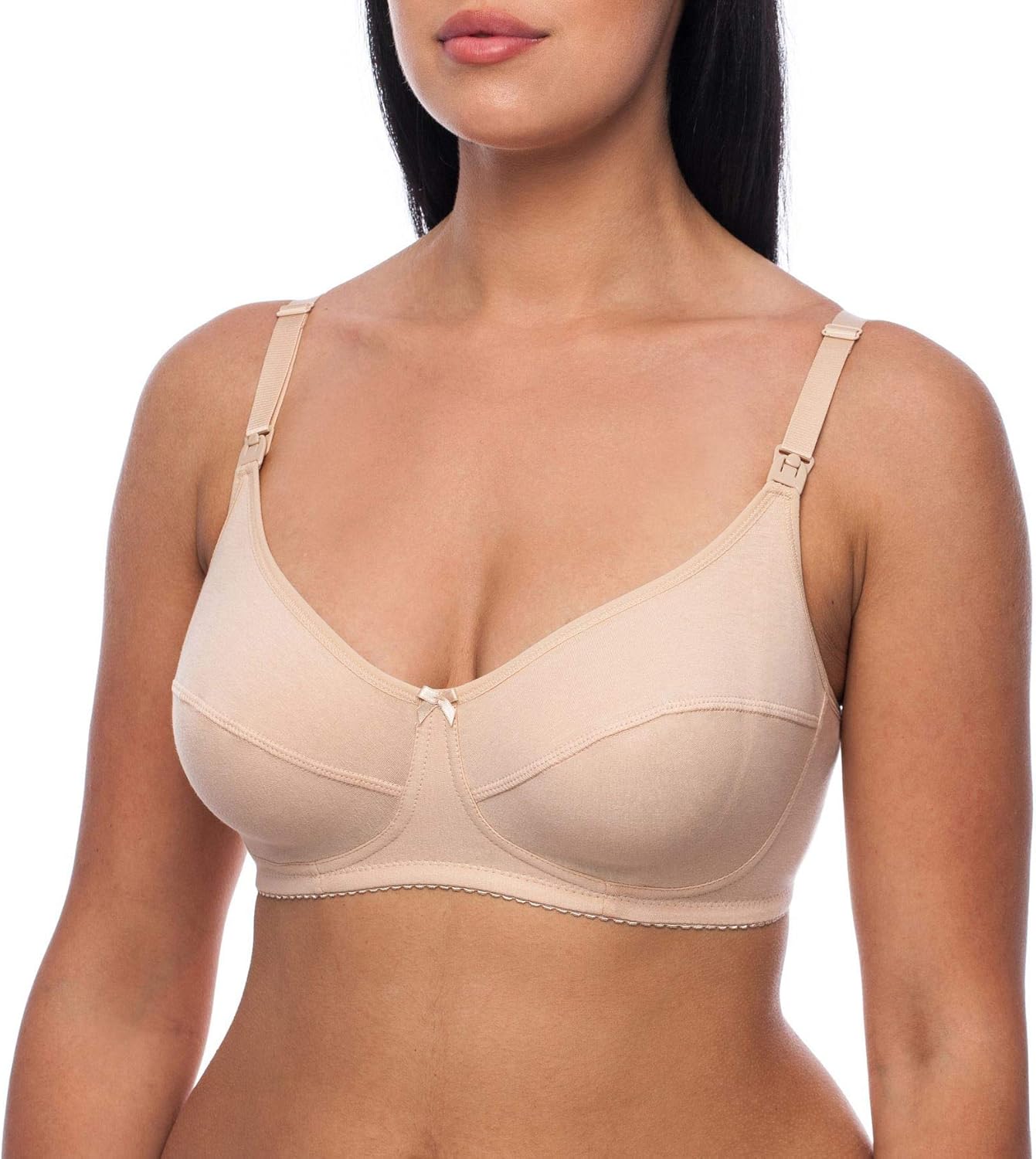 frugue Women's 90% Cotton Nursing Bra for Breastfeeding Maternity