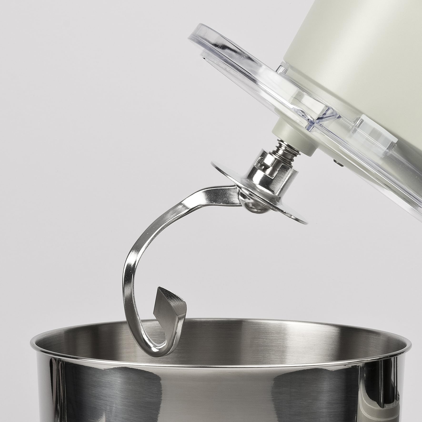 Girmi IM47 Impastatrice Planetaria, Capacità 6 Litri,1500 W Max, Pulse, 10 Velocità, Contenitore Inox, Accessori inclusi, Panna