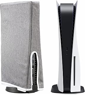 Protetor de Capa à Prova de Poeira para Console Ps5, Protetor de Poeira Anti Arranhões Console Multiuso Capa à Prova de Poeira para Acessórios de Console de Jogo Ps5