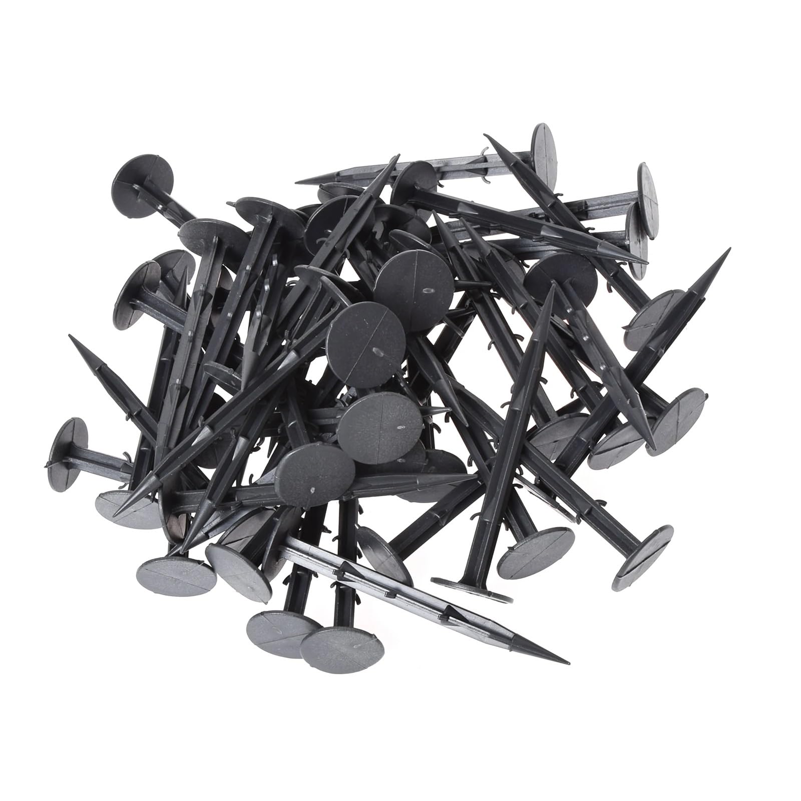 150 pezzi di chiodi da giardino, pellicola for fissi, in polipropilene, for pacciamatura esterna, ombreggiatura, for serra riutilizzabile, picchetti in plastica anti-erbacce Per Fissaggio(20cm)