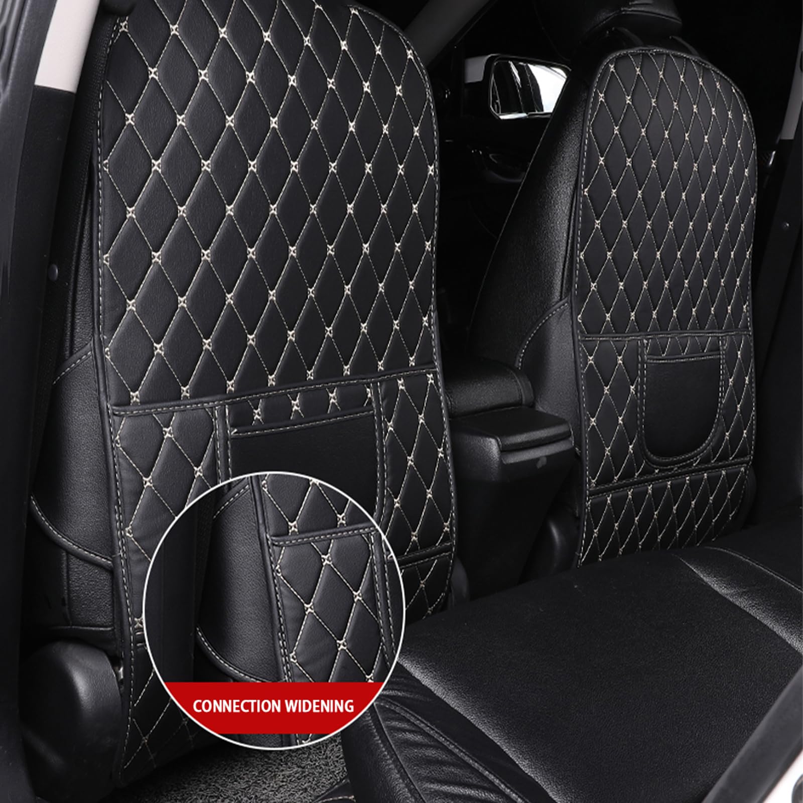 LAGNY Seggiolino Auto Schienale Anti-Calcio Pad per Benz C-Class/C-Klasse Coupe C203 C204 C205 / Cabrio A205, Anti-Sporco Kick Pad Sedile Protezione Posteriore,A