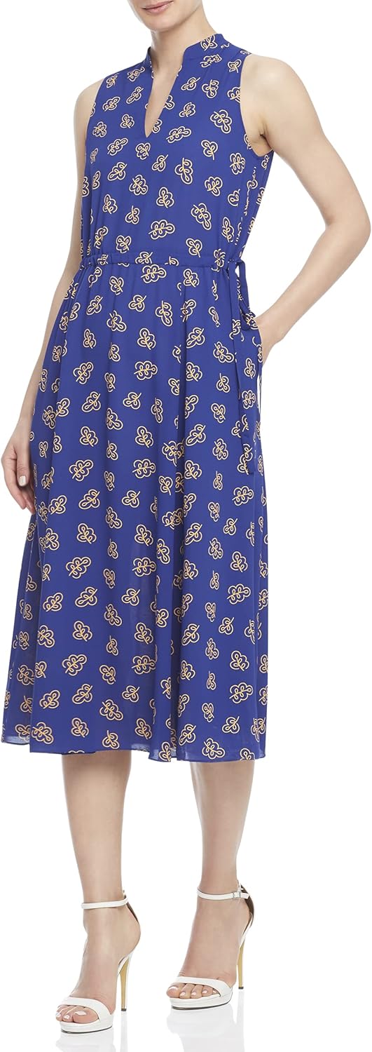 Anne Klein Women's Drawstring Midi Dress Amazon.co.uk Clothing