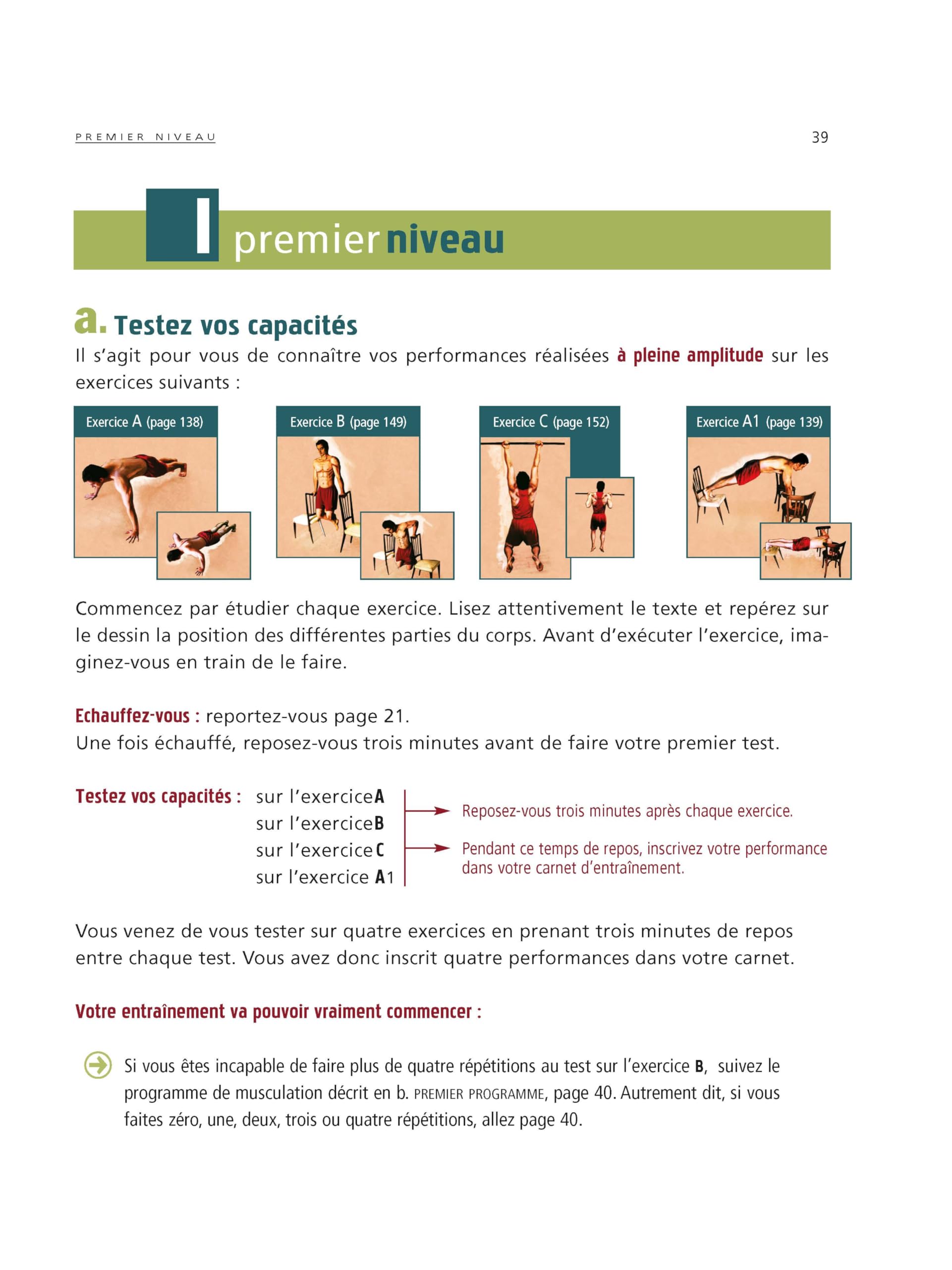 METHODE DE MUSCULATION: 110 EXERCICES SANS MATERIEL