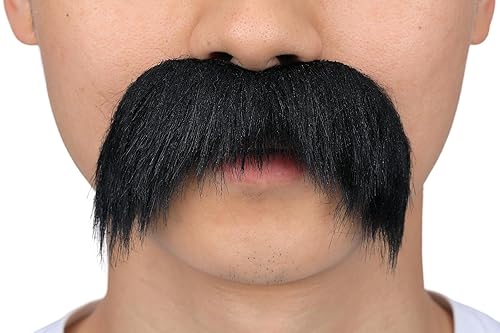 Self Adhesive Fake Mustache Party Realistic False Facial Hair Costume