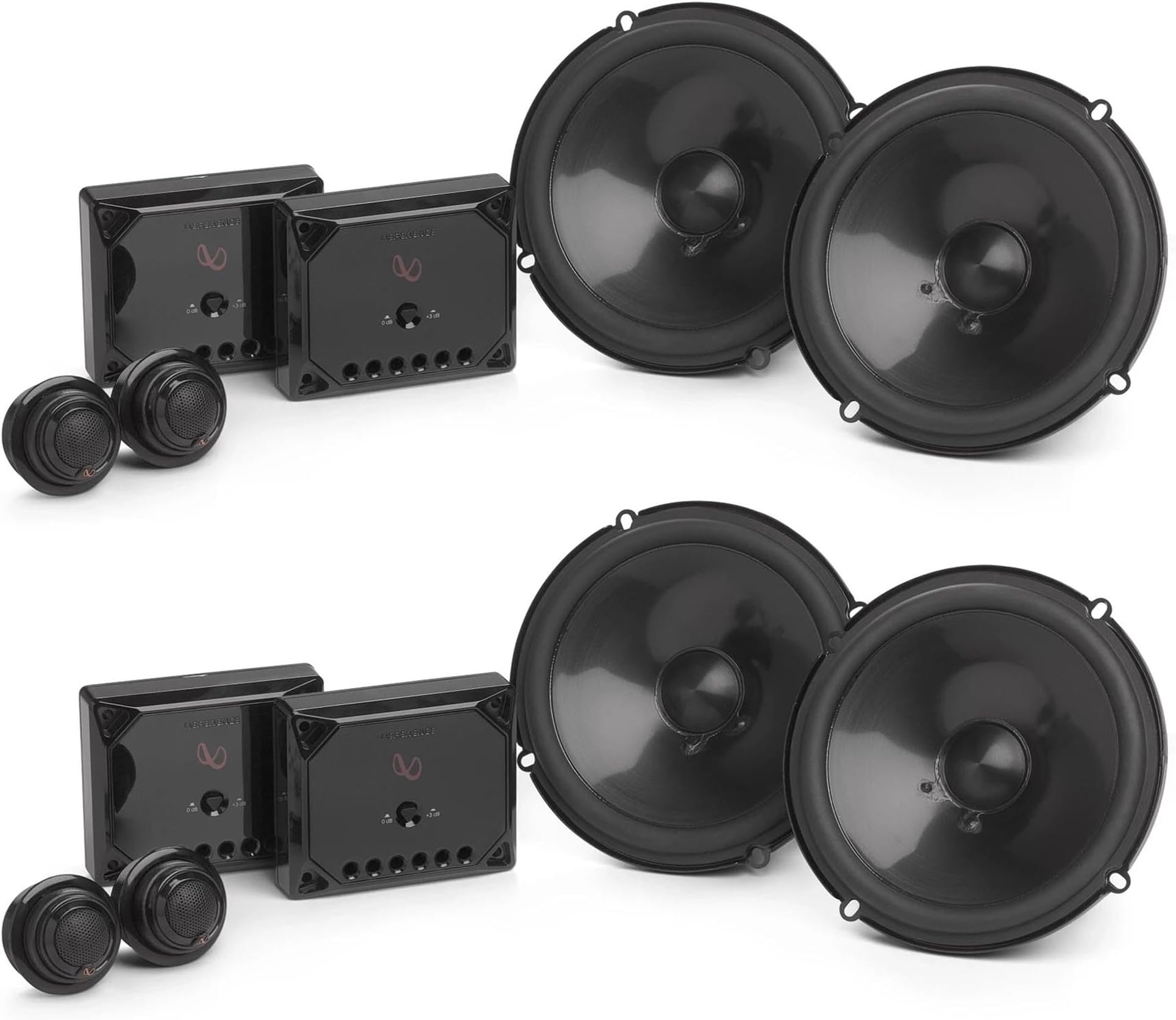 (2) Pairs REF607CF Reference Series 6.5” Two-Way Component System w/Crossover