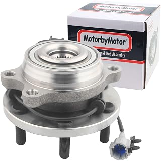 MotorbyMotor 515065 Front 4WD Wheel Bearing and Hub Assembly fits for Nissan Frontier Pathfinder Xterra,Suzuki Equator Wheel Hub & Bearing Assembly w/ABS 6 Lugs, 4x4
