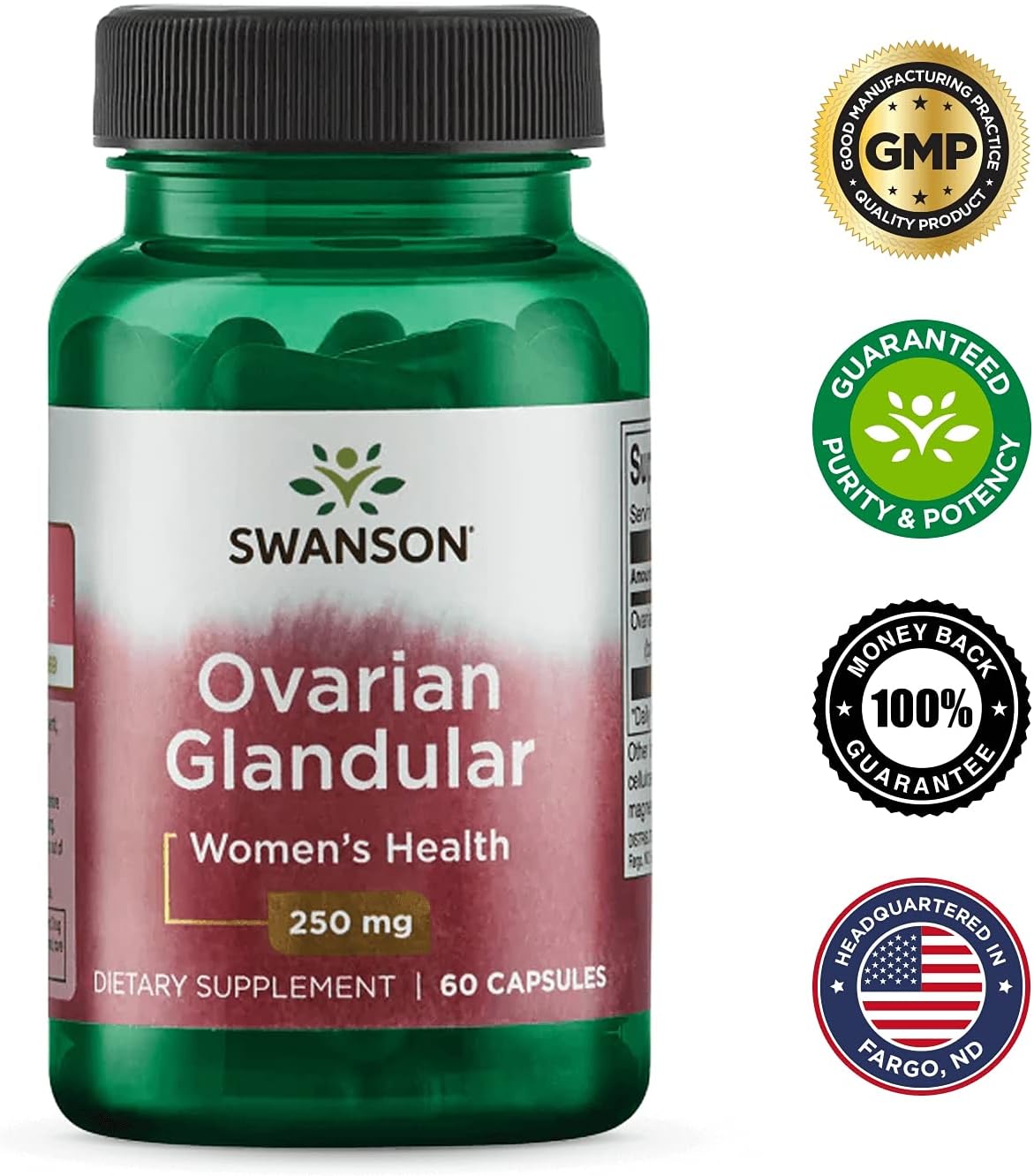 Buy Swanson Ovarian Glandular Natural Supplement Promoting Women's