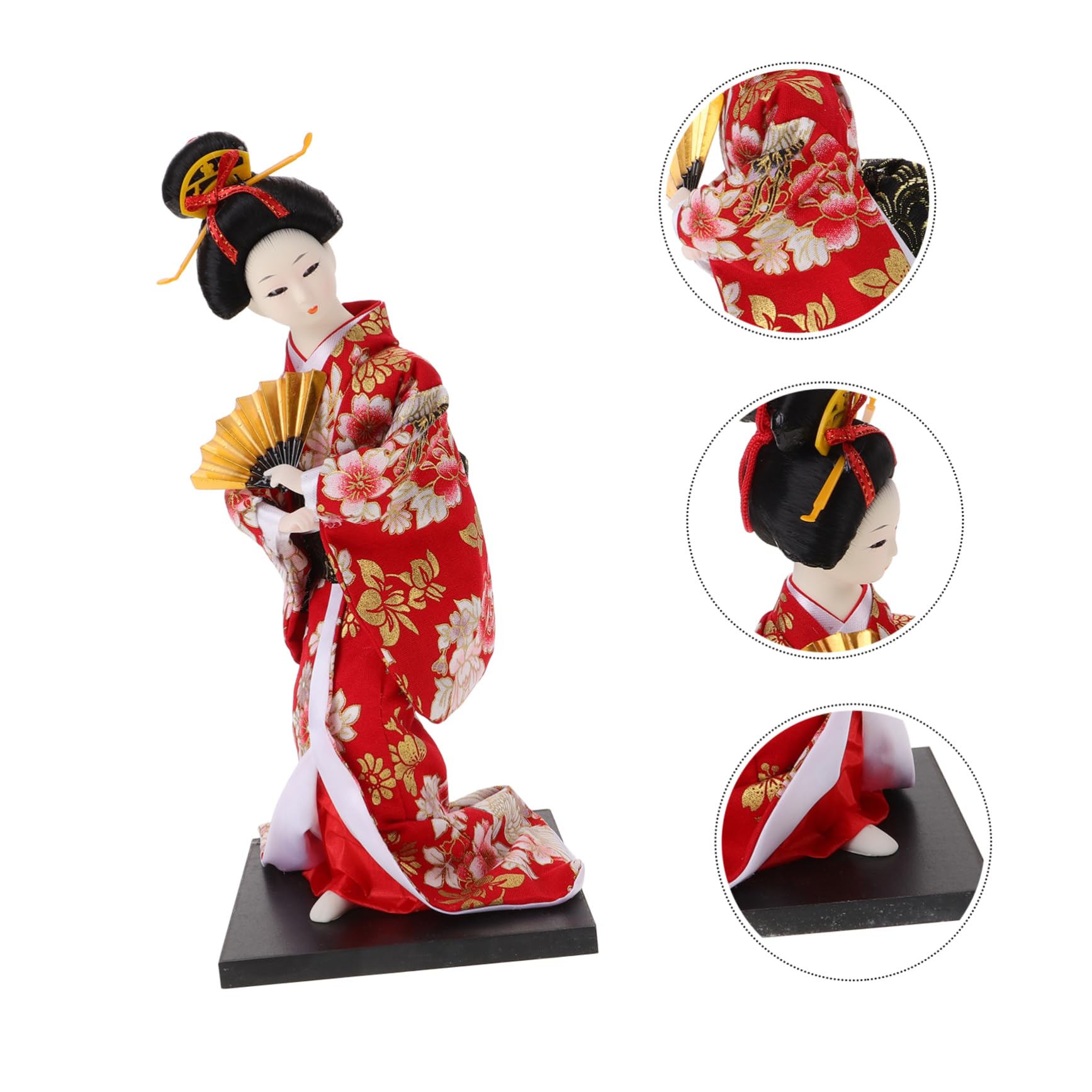 Amazon.co.jp: FRCOLOR 着物 日本の着物少女像 日本の伝統的な 日本の 