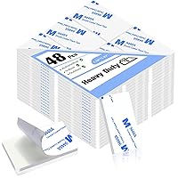 Vista 9 de Cintas adhesivas de doble cara, cinta adhesiva resistente para montaje, 48 piezas de 3 mm de espesor, cinta adhesiva de espuma precortada