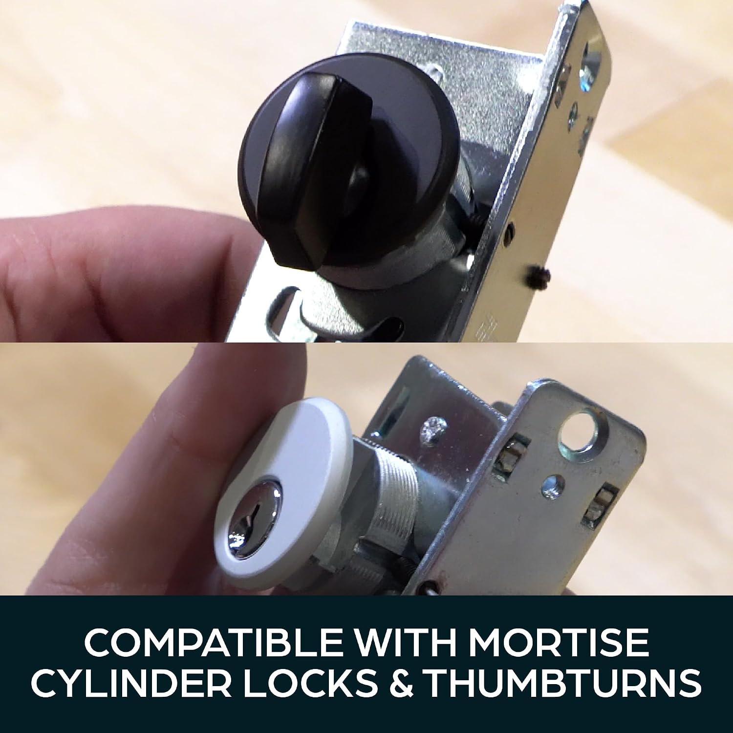 Summit DOORWARE Mortise Hook Bolt Lock | Adams Rite Style Door Lock Replacement Parts for MS1850S-X5X Series Locks | Mortise Lock for Maximum Security | 31/32" Backset - Aluminum Finish