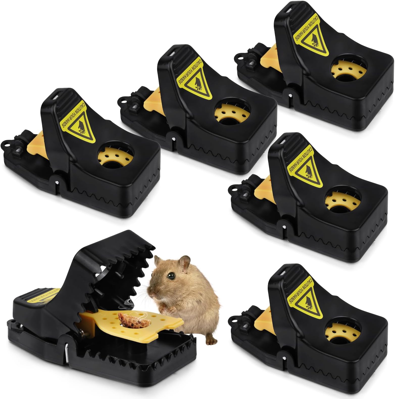 Ulikey Lot de 10 Piège à Souris, Piège à Souris Reutilisable avec