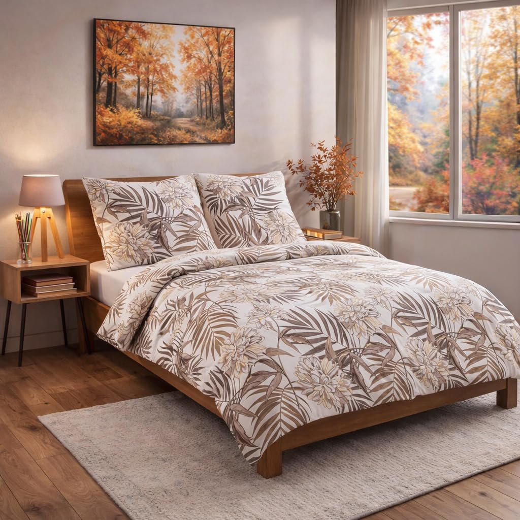 Buymax® Biber Bettwäsche 200x200 cm Flauschige Winterbettwäsche 3 Teilig 100% Baumwolle mit Reißverschluss Flanell Bettwäsche-Set mit Kissenbezüge 80x80cm