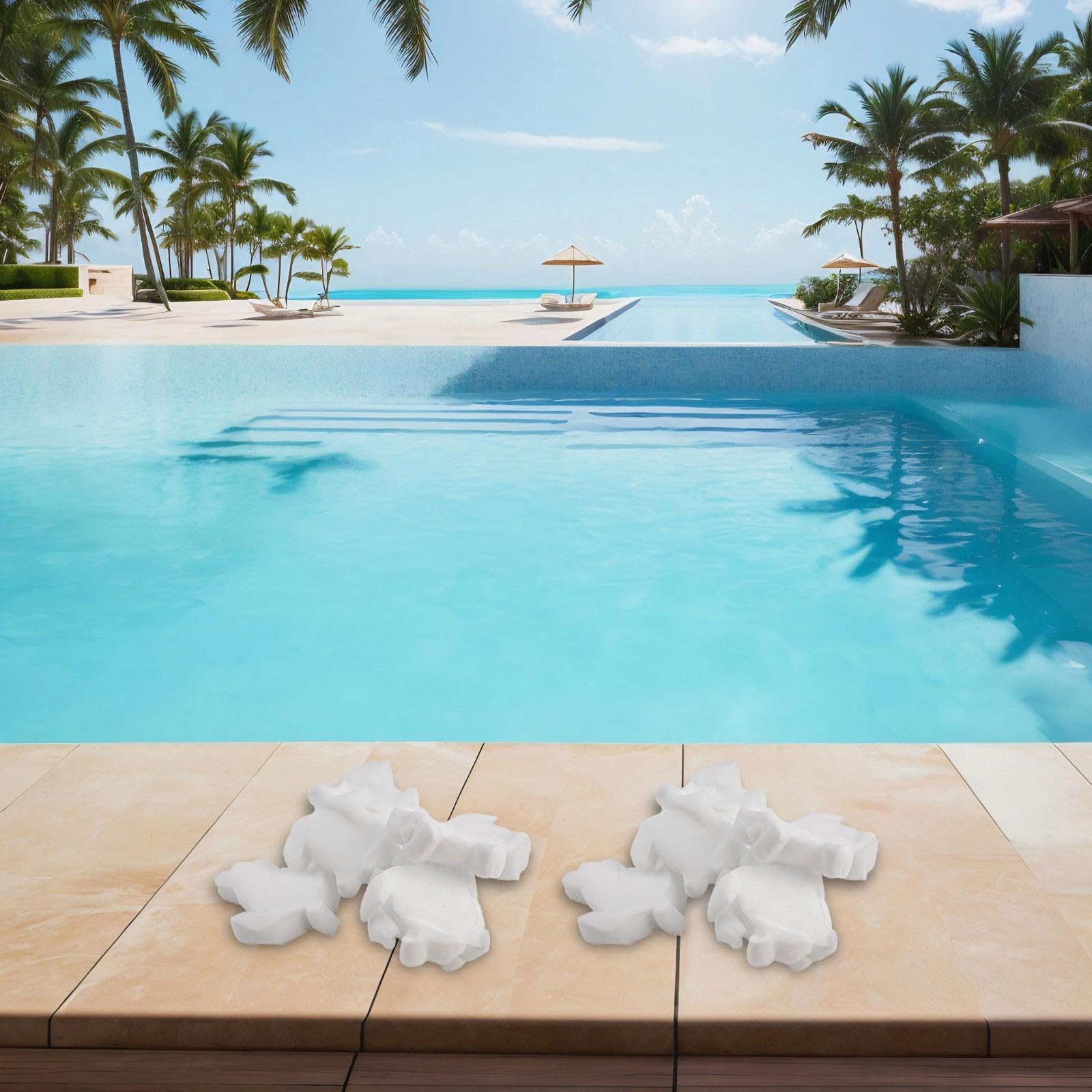 Pack De 16 Esponjas Absorbentes De Aceite Para Piscinas Y Spas – Tamaño 12x8 Cm, Recogen Grasas, Escorias Y Suciedad Del Agua, Reutilizables Y De Fácil Uso
