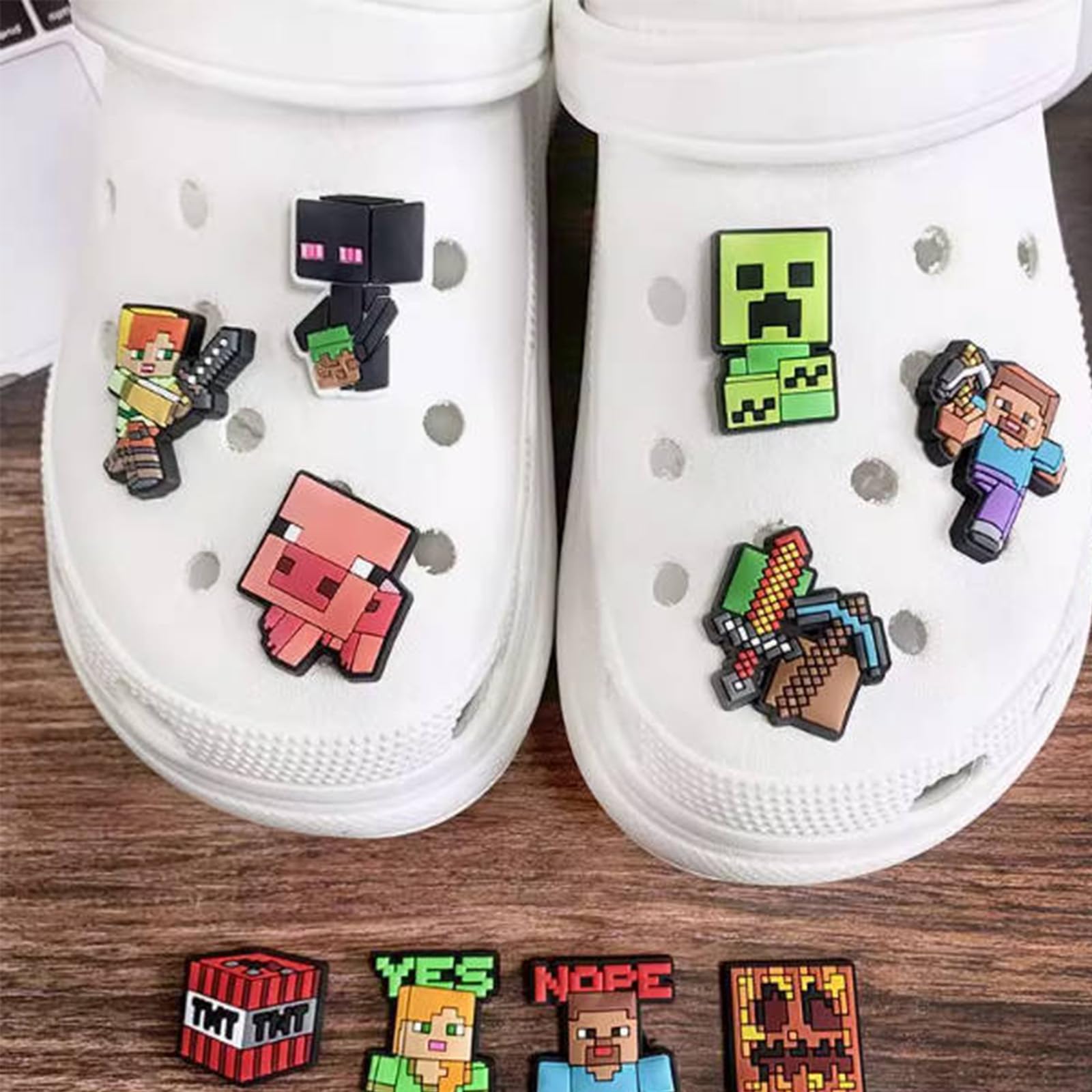 Adorno Zapatos PVC Shoe Charms Diseño Animales Dibujos Animados Accesorios Lindos Bricolaje para Zuecos Sandalias