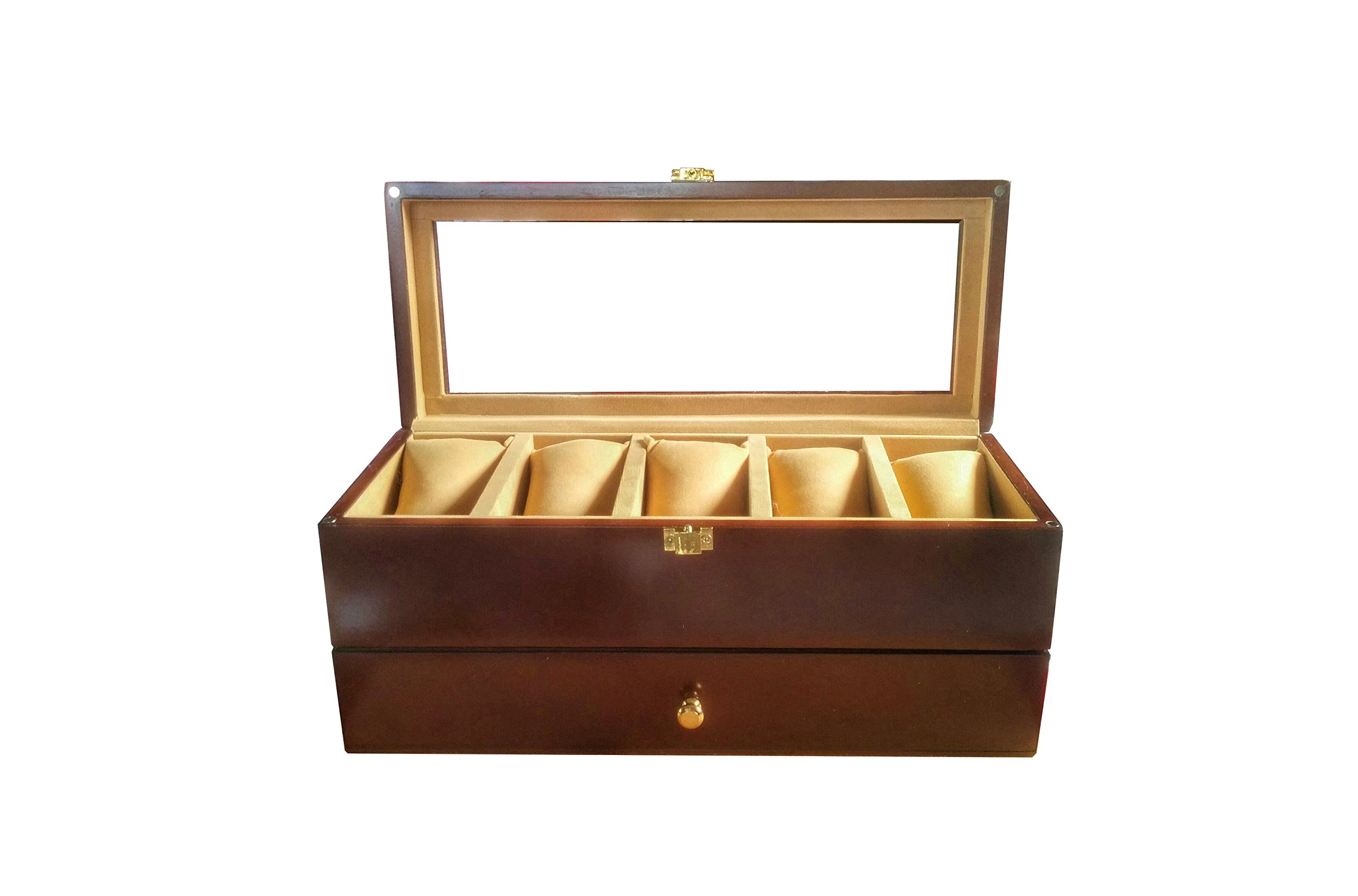 SLK Wood Products Wooden Jewellery/Watch Box (Rosewood, 10 Watches) (B01AEQCC0U) Amazon Price History, Amazon Price Tracker