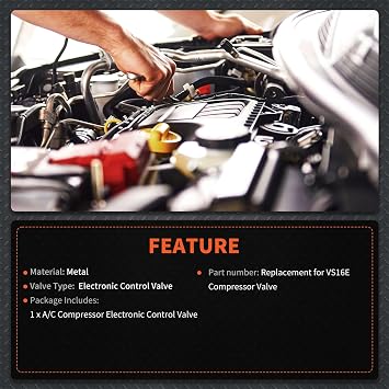 labwork A/C Control Valve Replacement for Sonata 2.0L 2.4L 2011-2014