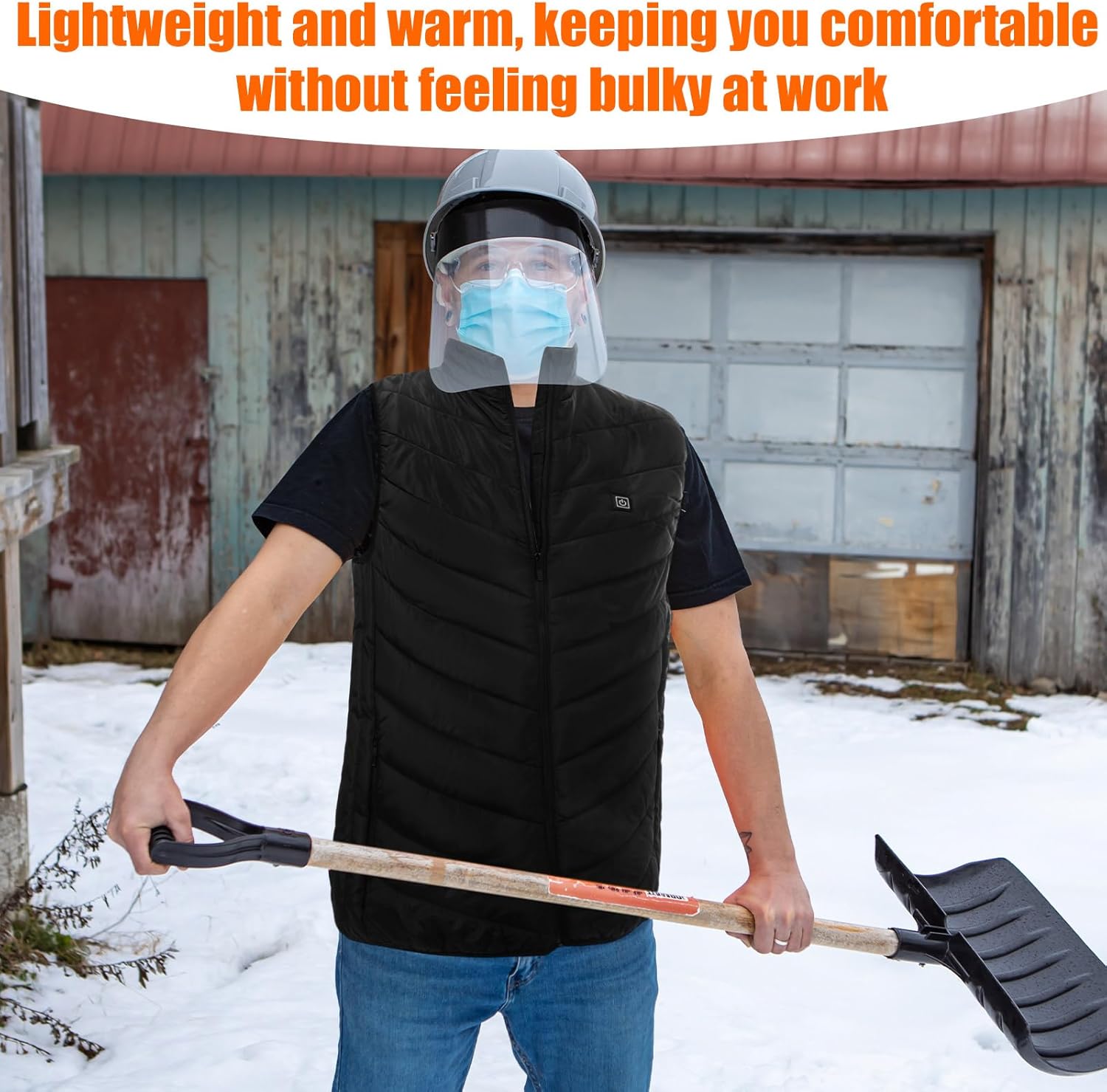 Honoson 2 Pcs Heated Vests for Men Women Adjustable Rechargeable Jackets with 3 Heating Levels for Winter Warm Outdoor - Image 2