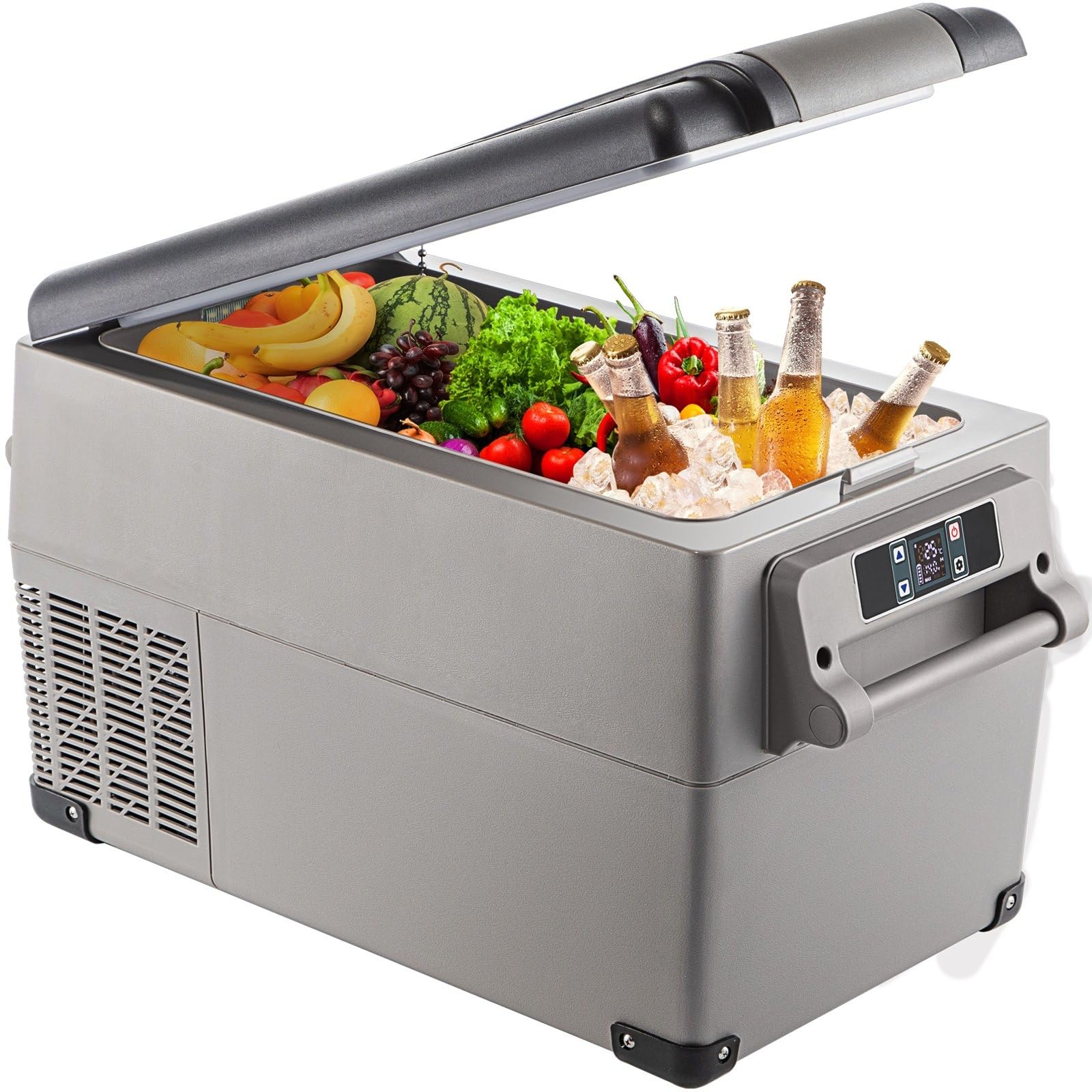 35L Przenośna lodówka Kompresor 12V-240V, zamrażarka elektryczna -20℃ do 20℃, Lodówka do Samochodów, Kempingu i RV