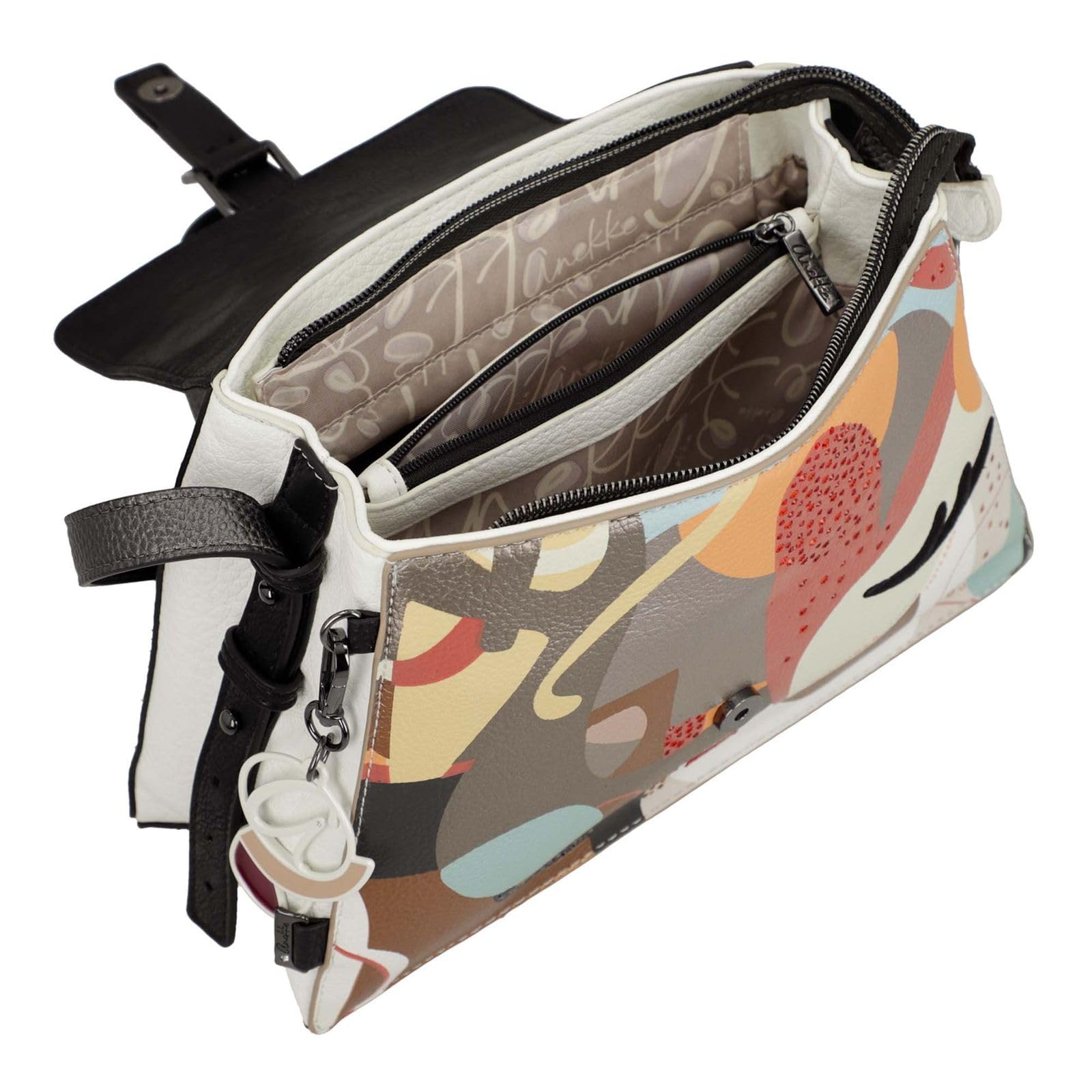 Bandolera mujer Anekke Eikon 42753-560 con solapa y cremallera - Mujer