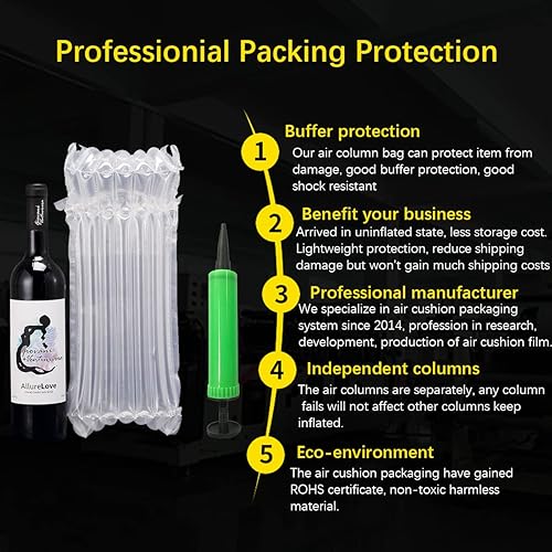 Miniatura 2 de REISSHO - Bolsas de vino resistentes para viajes, 50 bolsas protectoras de viaje para botellas de vino, se adapta a botellas de vino y artículos