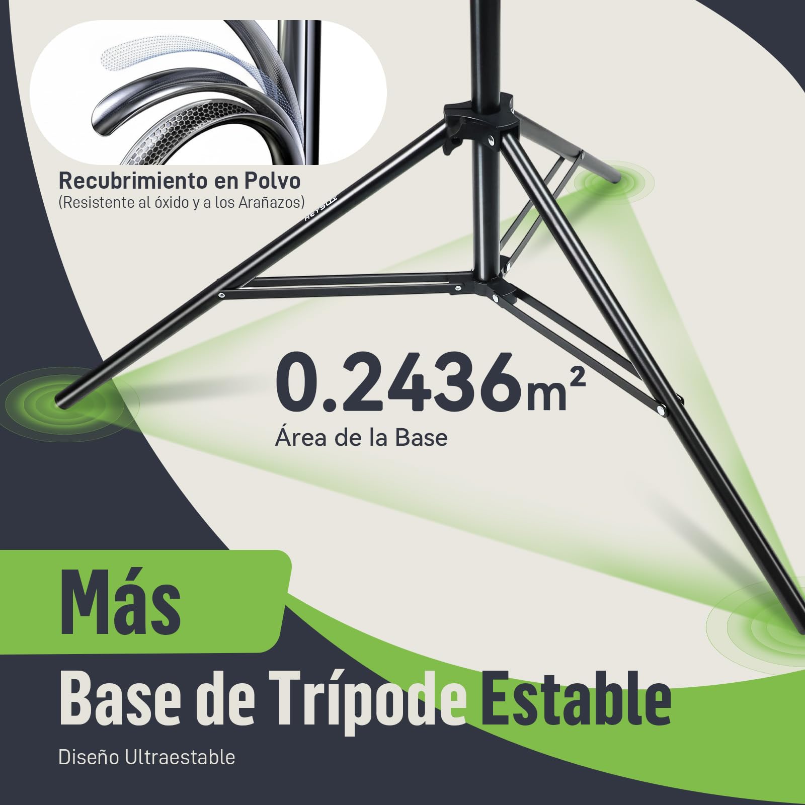 Pantalla Verde con Soporte – Tela de Fondo Fotográfico 2 x 3 m con Soporte para Fotografía, Estudio, Streaming, Chroma Key, Pared de Fondo, Kit de Fotografía Backdrop