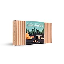 Gourmet Outdoor Coffee Gift Set for Men & Women - 14 Worlds Finest Single Origin Specialty & Organic Coffees in Innovative Brewers | Sampler Box for Coffee Lover to Brew & Enjoy Anytime, Anywhere