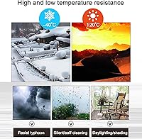 Vista 7 de Grey Modern Polycarbonate Cover,Window Awning Front Door Canopy,Patio Porch Awning,Sun Shetter,Outdoor Window Rain Shelter Cover,UV Rain Snow