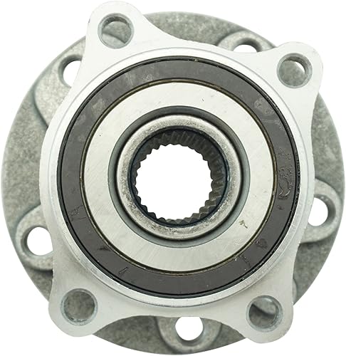 Miniatura 6 de TRQ Juego de 4 piezas de buje y rodamiento de rueda delantera y trasera izquierda y derecha para Dodge Dart 2013-2016