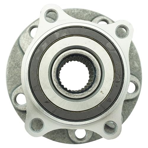 Miniatura 924 de TRQ Juego de 2 rodamientos de rueda delantera y conjunto de cubo compatible con Ford Mustang 2005-2007 2005-2014