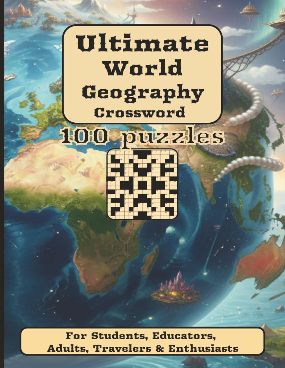 Ultimate World Geography Crossword: Dive into this Challenging, Engaging, and Fun Puzzle Book for Students, Educators, Adults, Travelers, and Enthusiasts.