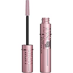 Maybelline Lash Sensational Sky High Washable Mascara Makeup, Volumizing, Lengthening, Defining, Curling, Multiplying, Buildable Formula, Blackest Black, 1 Count