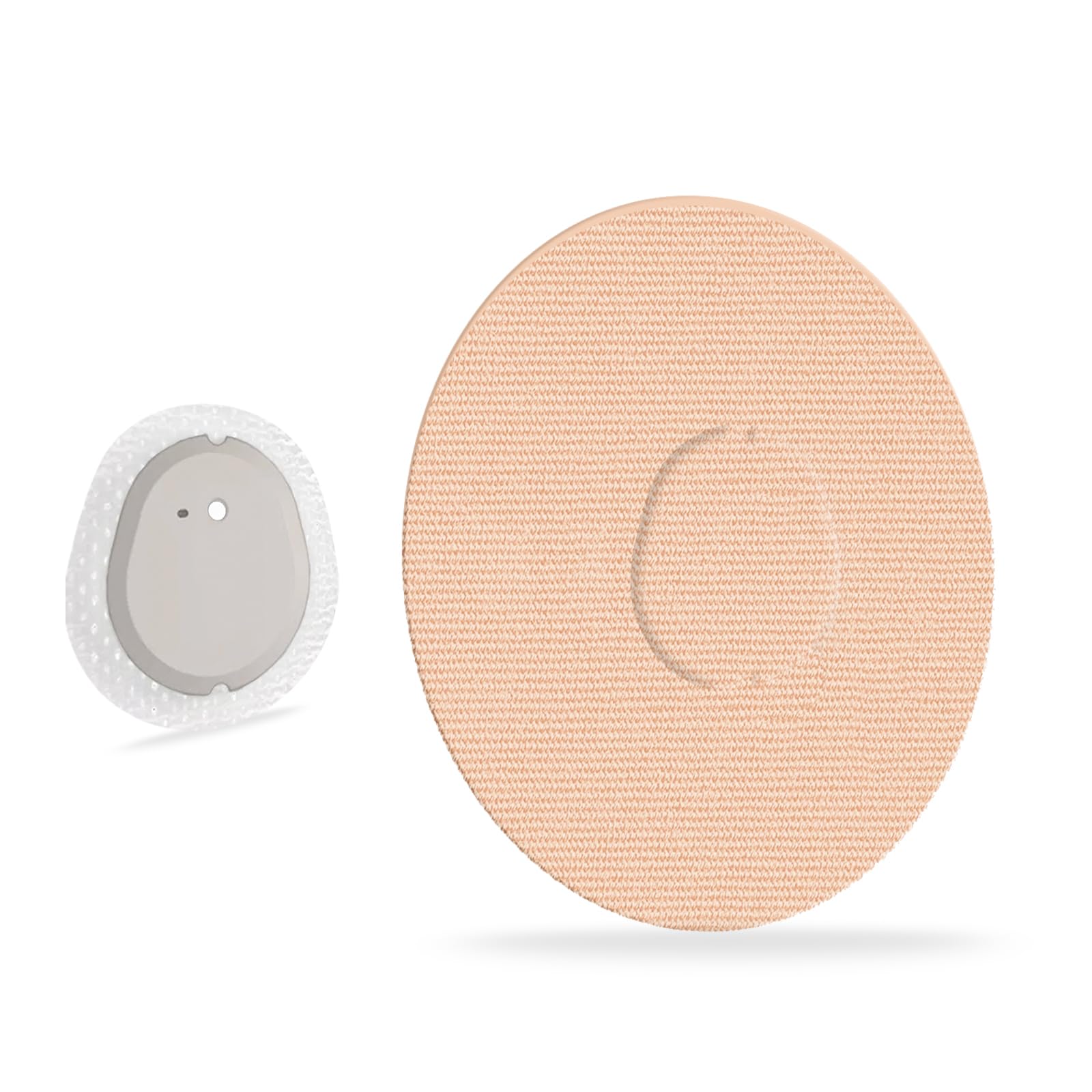 20Pack G7 Adhesive Patches Waterproof & Breathable Covers for Dexcom G7 & Stelo,Flexible Stelo Overpatch for 10-15 Days,Without Glue in The Center,Beige