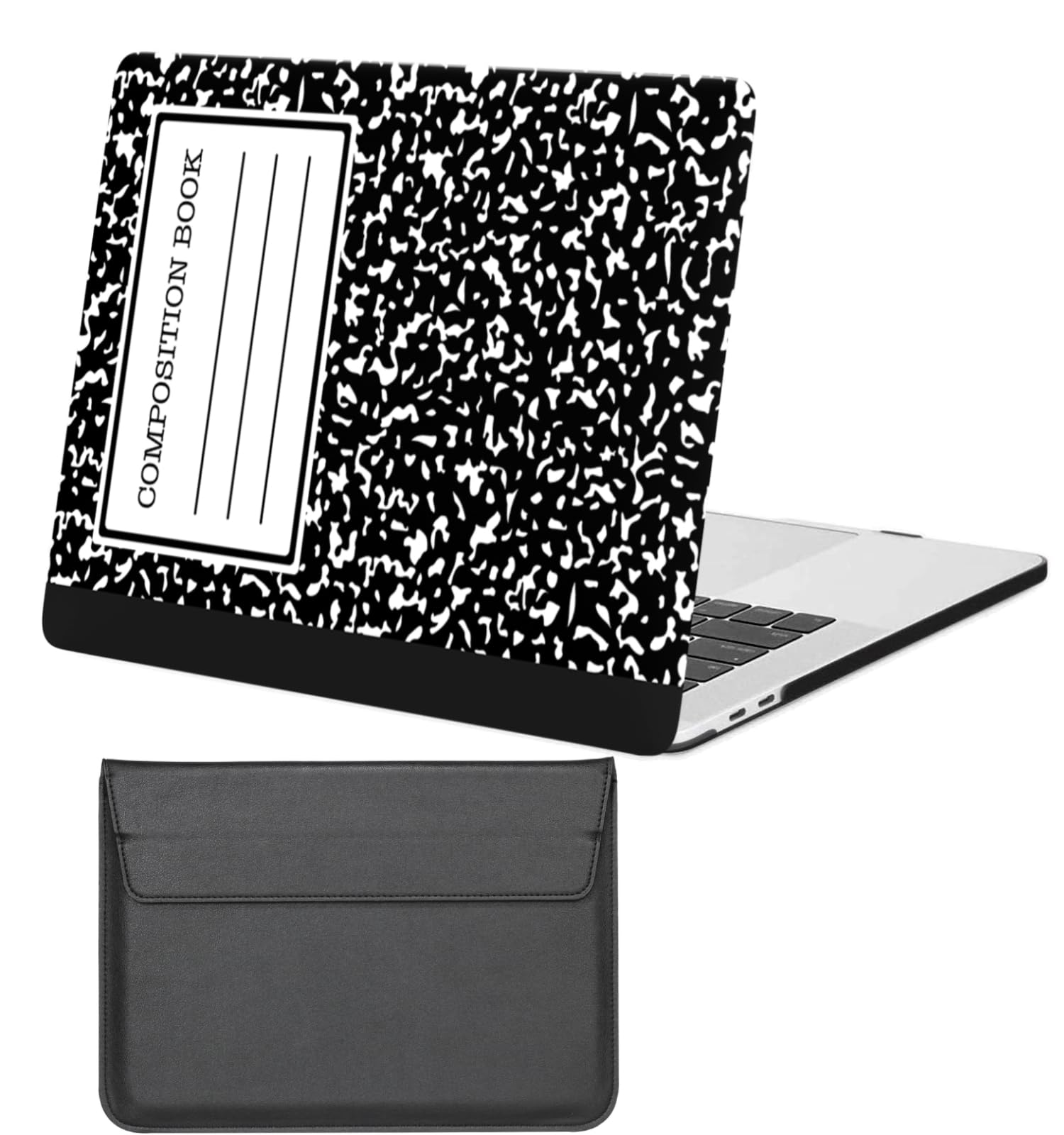 Laptop Hard Case Compatible with MacBook Pro 13 Inch Case 2015 2014 2013 2012 Release Model A1502 A1425 with Retina Display, Plastic Hard Shell Case Cover & Sleeve, Composition Book