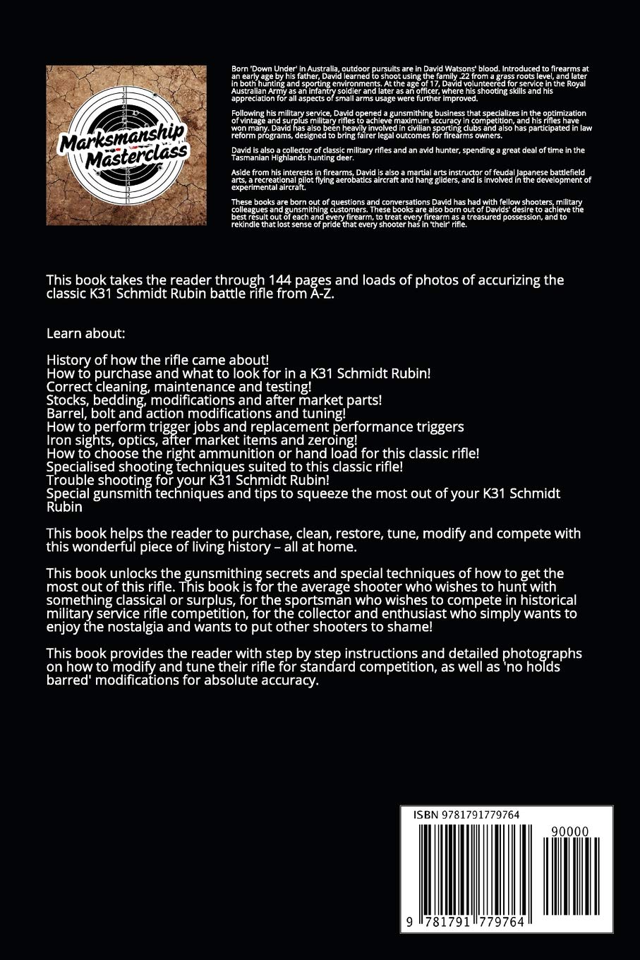 The K31 Schmidt Rubin Performance Tuning Manual: Gunsmithing tips for modifying your K31 Schmidt Rubin rifles.