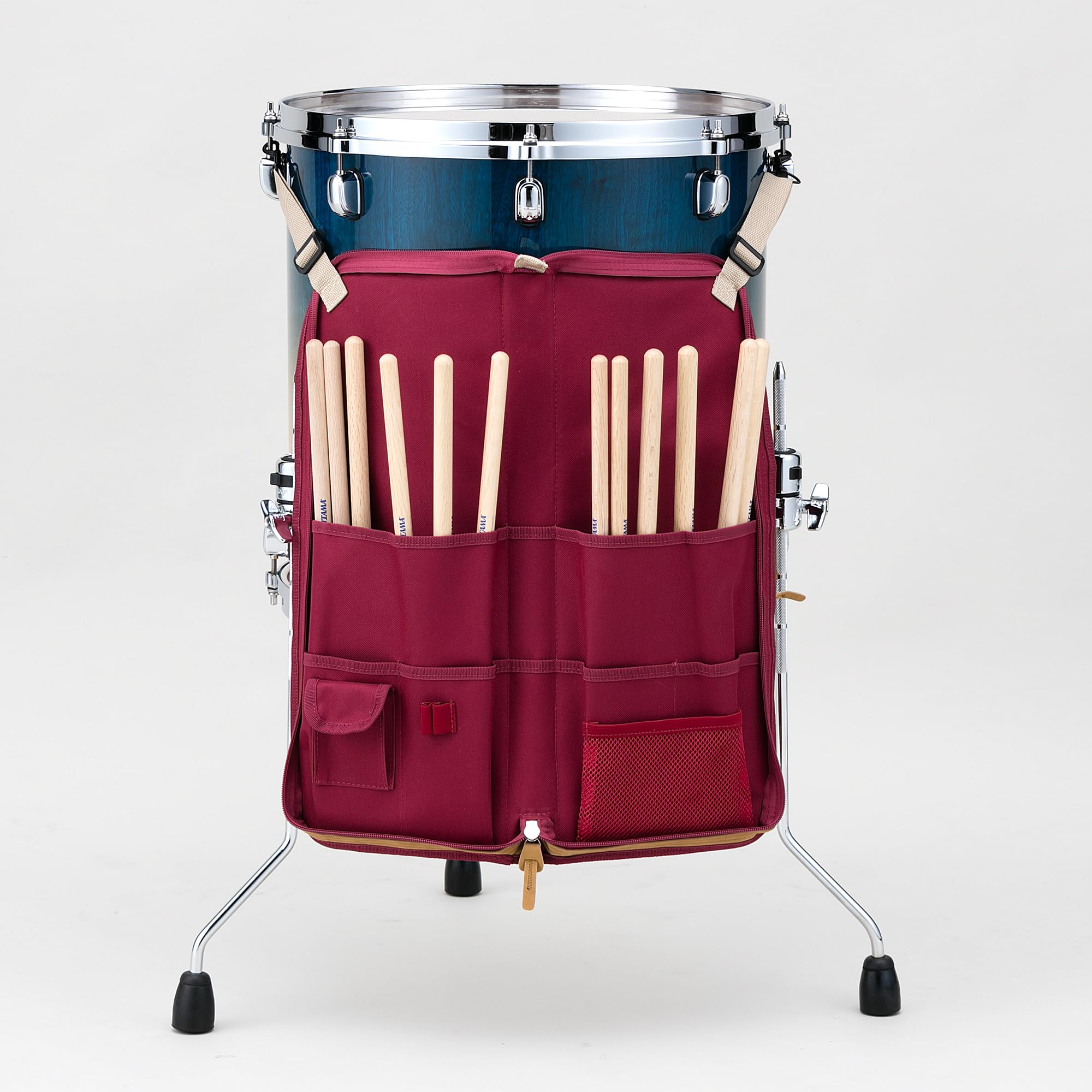 Tama TSB24WR Powerpad Designer Drum-Stick/Mallet Bag (Wine Red) - Sac pour baguettes de tambour