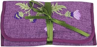 Jewelry Roll in a Glencoe Thistle Design.