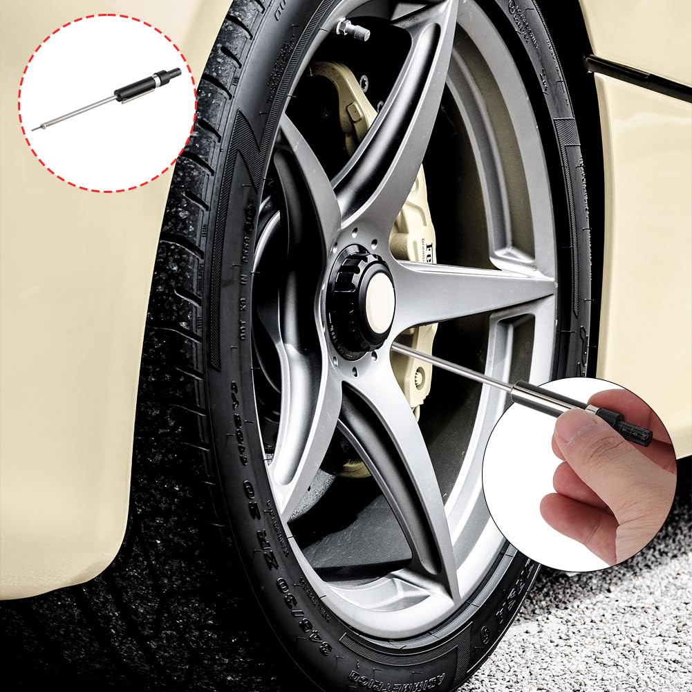 Misuratore di Spessore delle Pastiglie,Strumento Misurazione del Calibro Pastiglie Freni Strumento Penna Rilevamento Automatici Auto Accessori per Categoria con Piastra Base Spessa Blocco