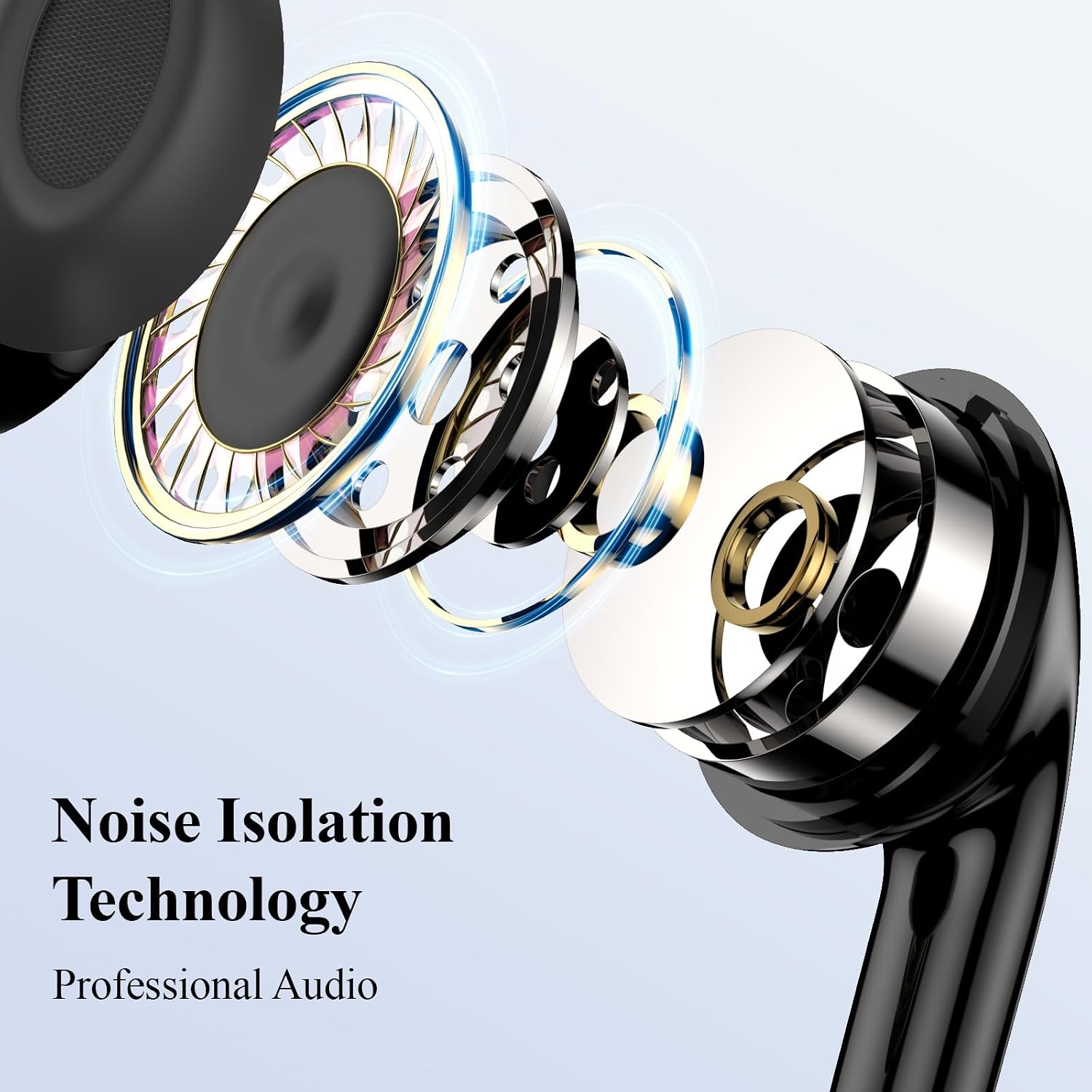 USB Earbuds for PC Laptop Computer with Microphone Wired Headphones 7.5FT USB A Headset with Mic Audio Control Noise Isolating Earphones for Dell for HP Surface Switch Office Zoom Working Black