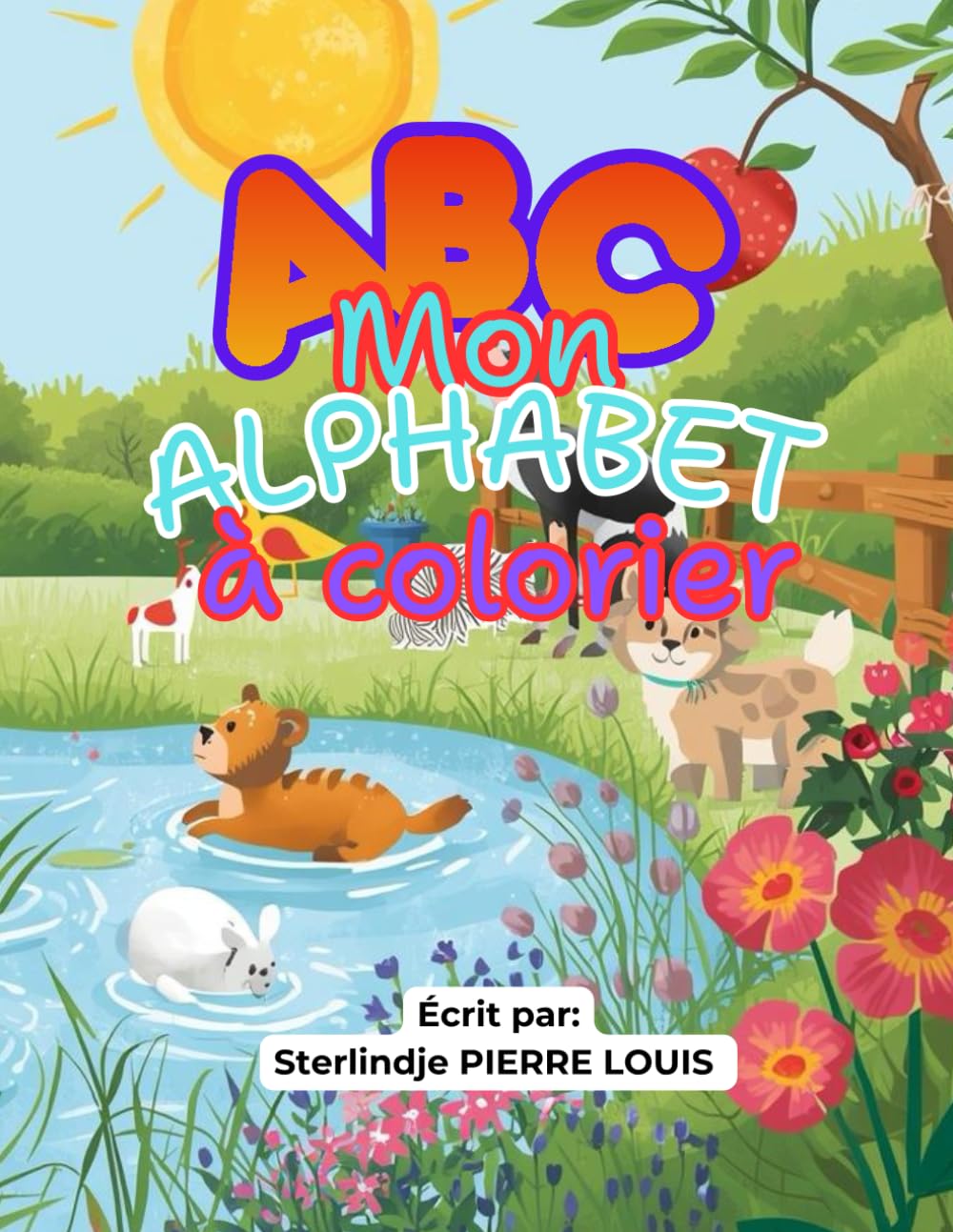 ABC-Mon alphabet à colorier: Apprendre les lettres en s'amusant - Livre éducatif pour enfants de 3 à 6 ans
