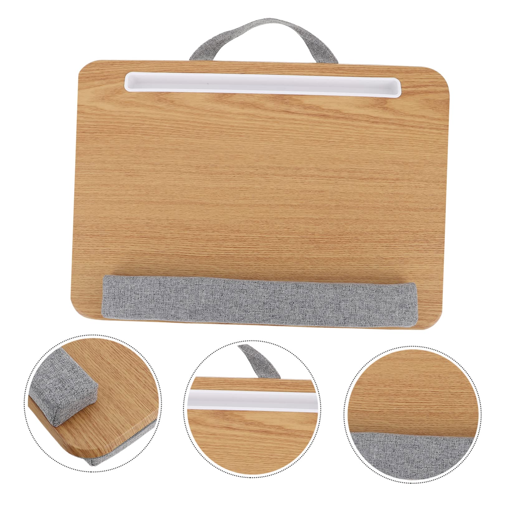 Ciieeo Table pour Ordinateur Portable Pliable, Support en Feuille et Tissu