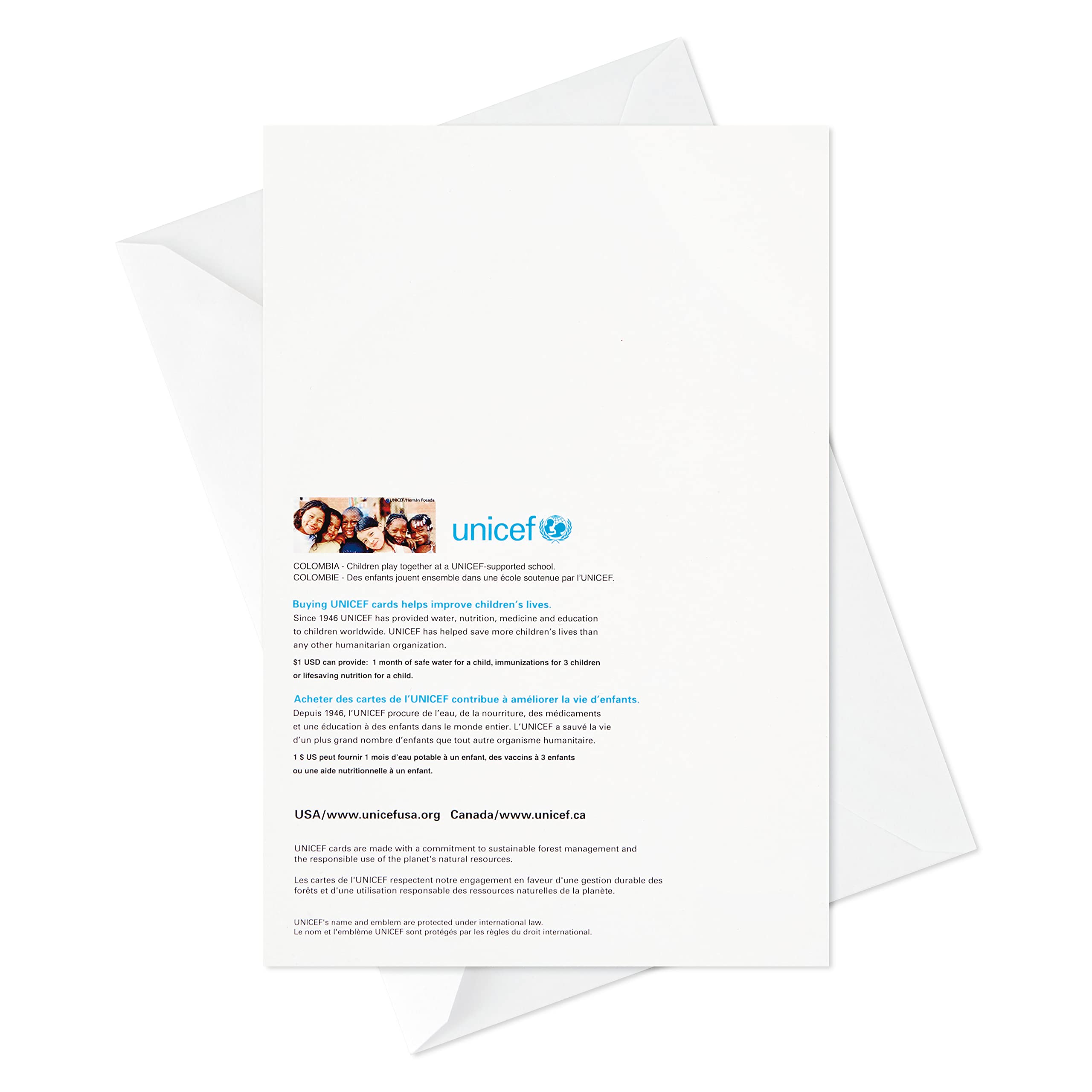 Hallmark UNICEF Assortiment de cartes de Noël en boîte, 20 motifs (20 cartes et 21 enveloppes)