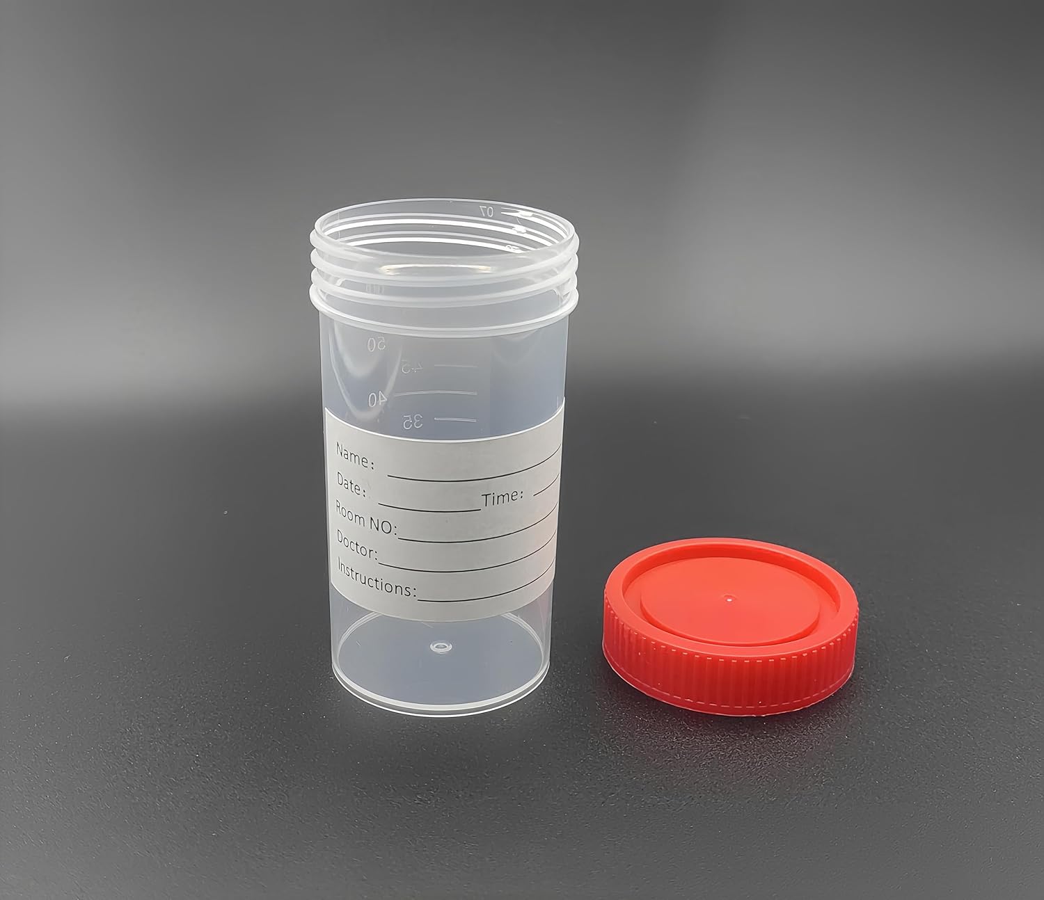 15Pcs 2oz/60ml Specimen Cups,Each Specimen Cup has a Tight-Fitting Screw Cap,Used to Collect Liquid，Solid or Powder specimens.