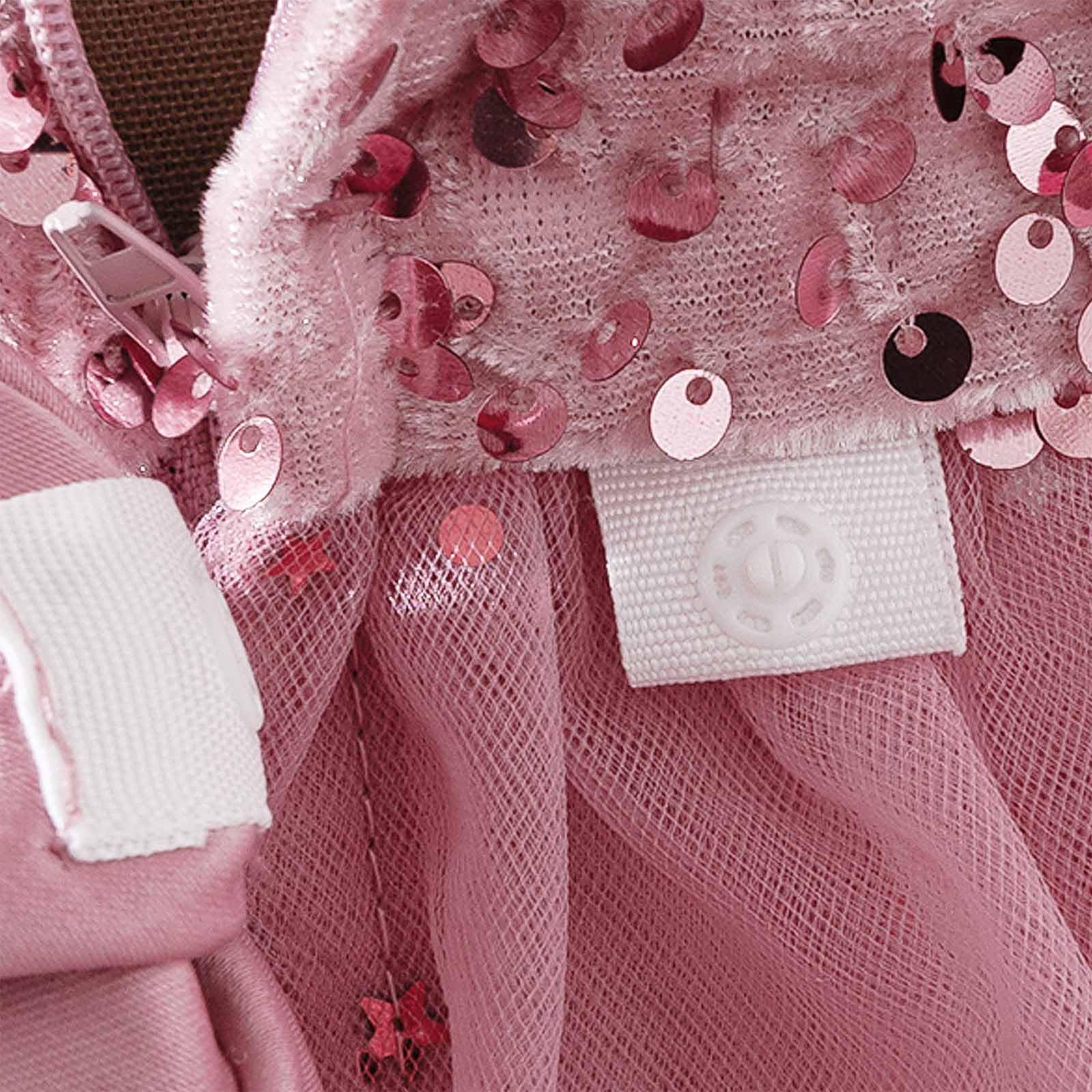 Vestito a stelle per bambine: abito da sera con paillettes e gonna elegante per occasioni speciali