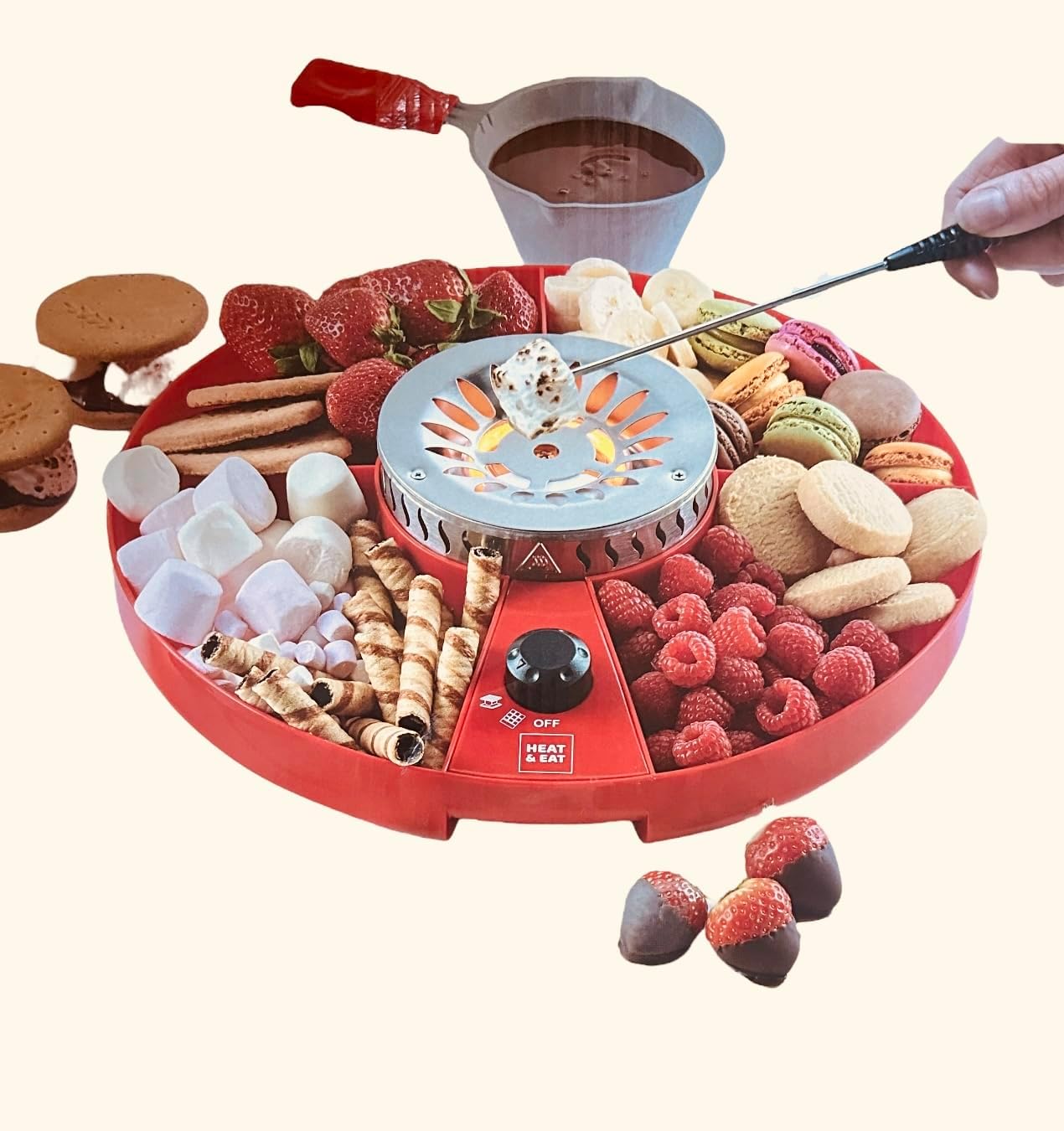 Electric S’More Maker, Indoor Party Smores Machine, 200W, Marshmallow