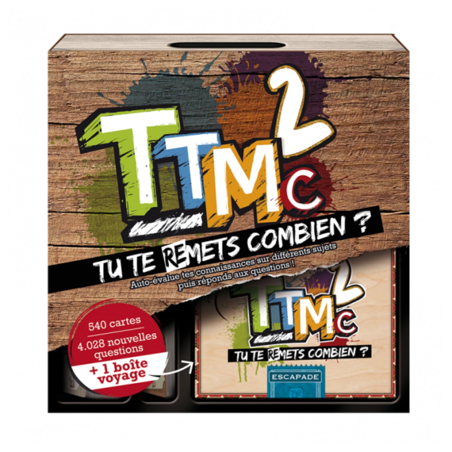 Jeu de société TTMC2 - Tu Te (RE) Mets Combien ? - Quiz Culture générale - Ambiance - Jeu de Plateau