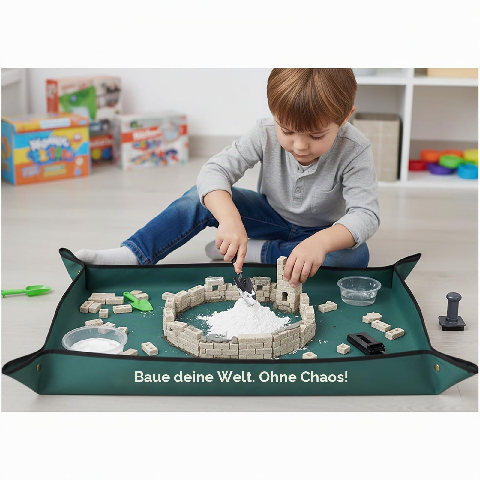 Oxford-Gewebe Pflanze Umtopfmatte Wasserdicht Umpflanzmatte Indoor Sukkulenten Pflanzmatte Tragbare Gartenmatte (110 x 75 cm)