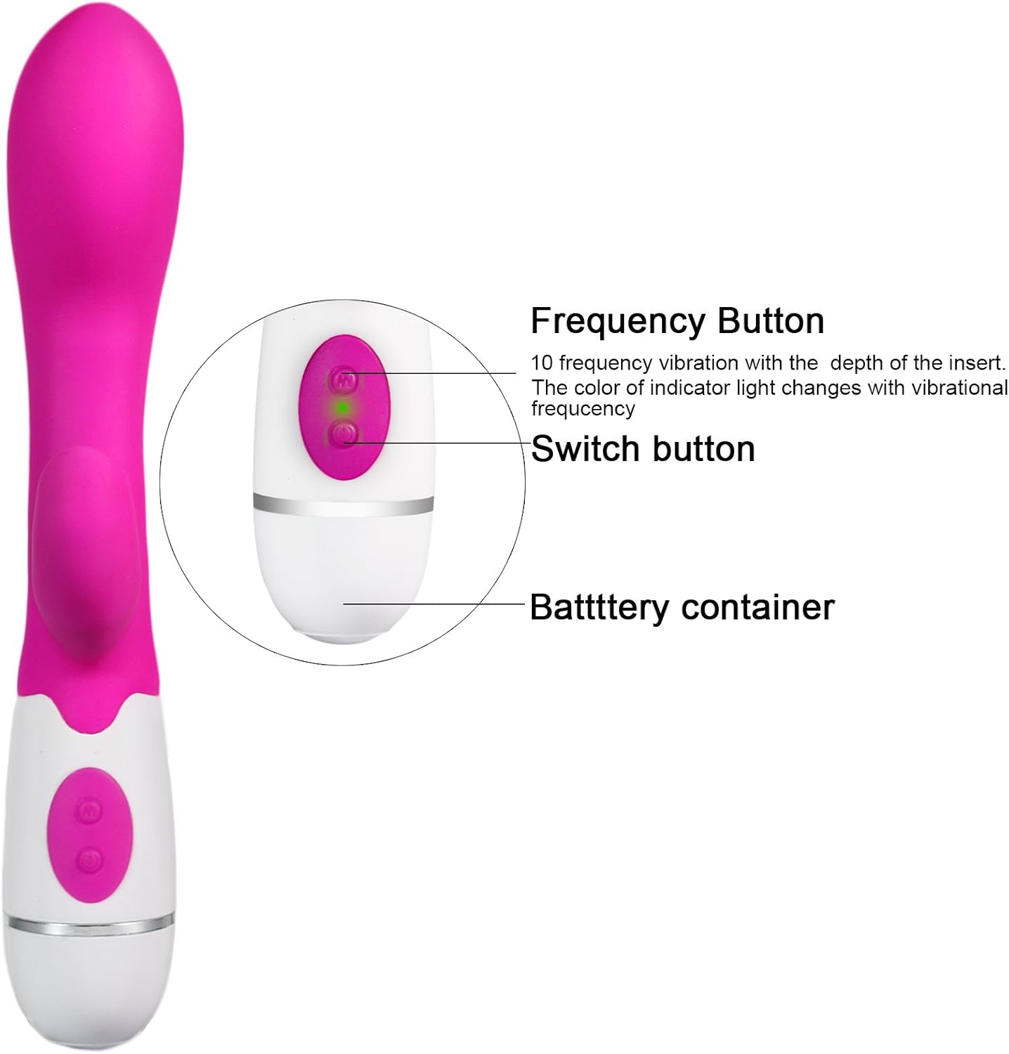 Tracys Dog Vibrador grande actualizado, punto G, con 10 ...